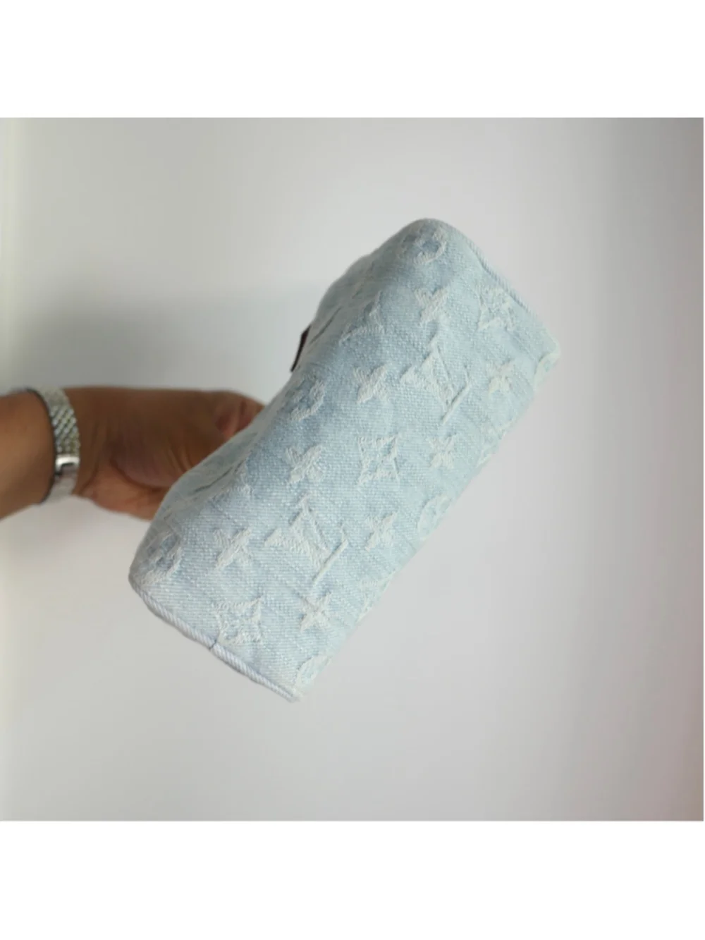 Louis Vuitton Sky Denim Nano Speedy